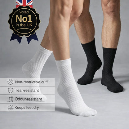 Premium Bamboo Fibre Crew Socks