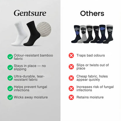 Premium Bamboo Fibre Crew Socks