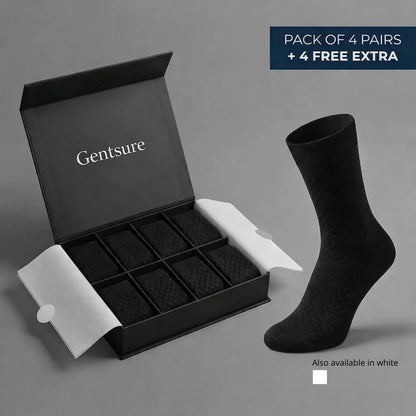 Premium Bamboo Fibre Crew Socks