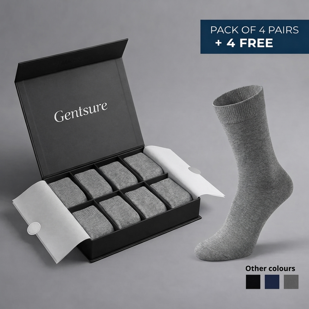Premium Bamboo Fibre Crew Socks